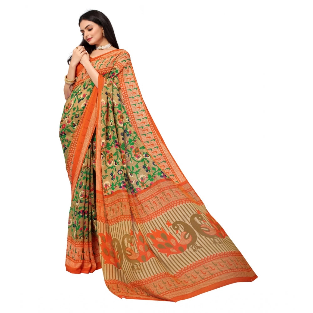 Renial Georgette Floral Printed Sarees