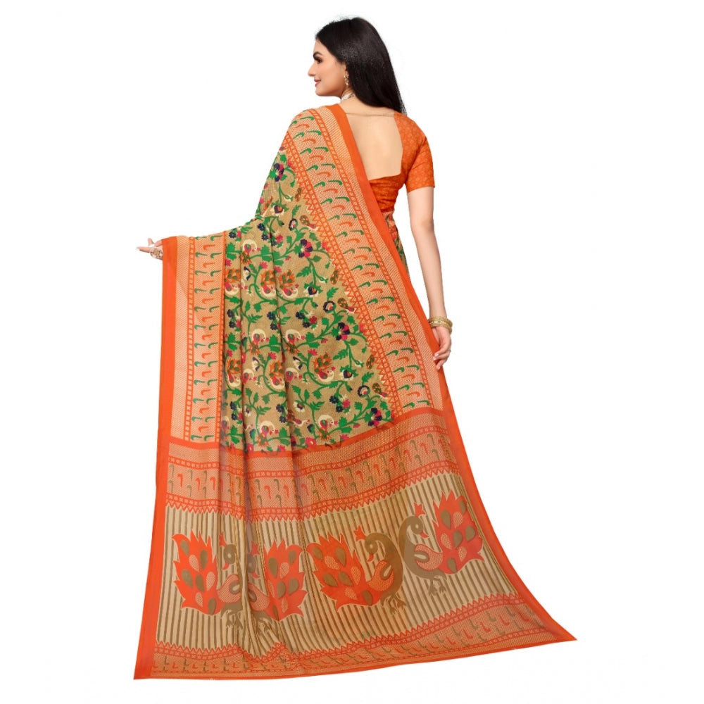 Renial Georgette Floral Printed Sarees