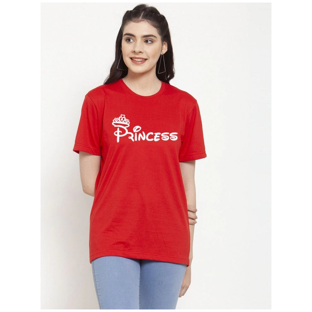 Cotton Blend Princess Printed T-Shirt