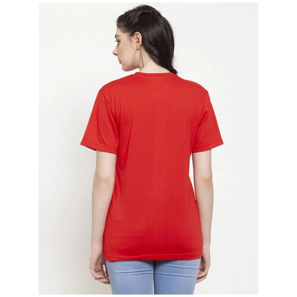 Cotton Blend Kaafi Cutee Printed T-Shirt