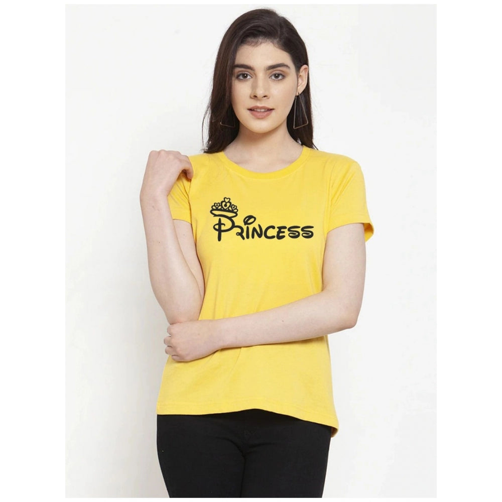 Cotton Blend Princess Printed T-Shirt