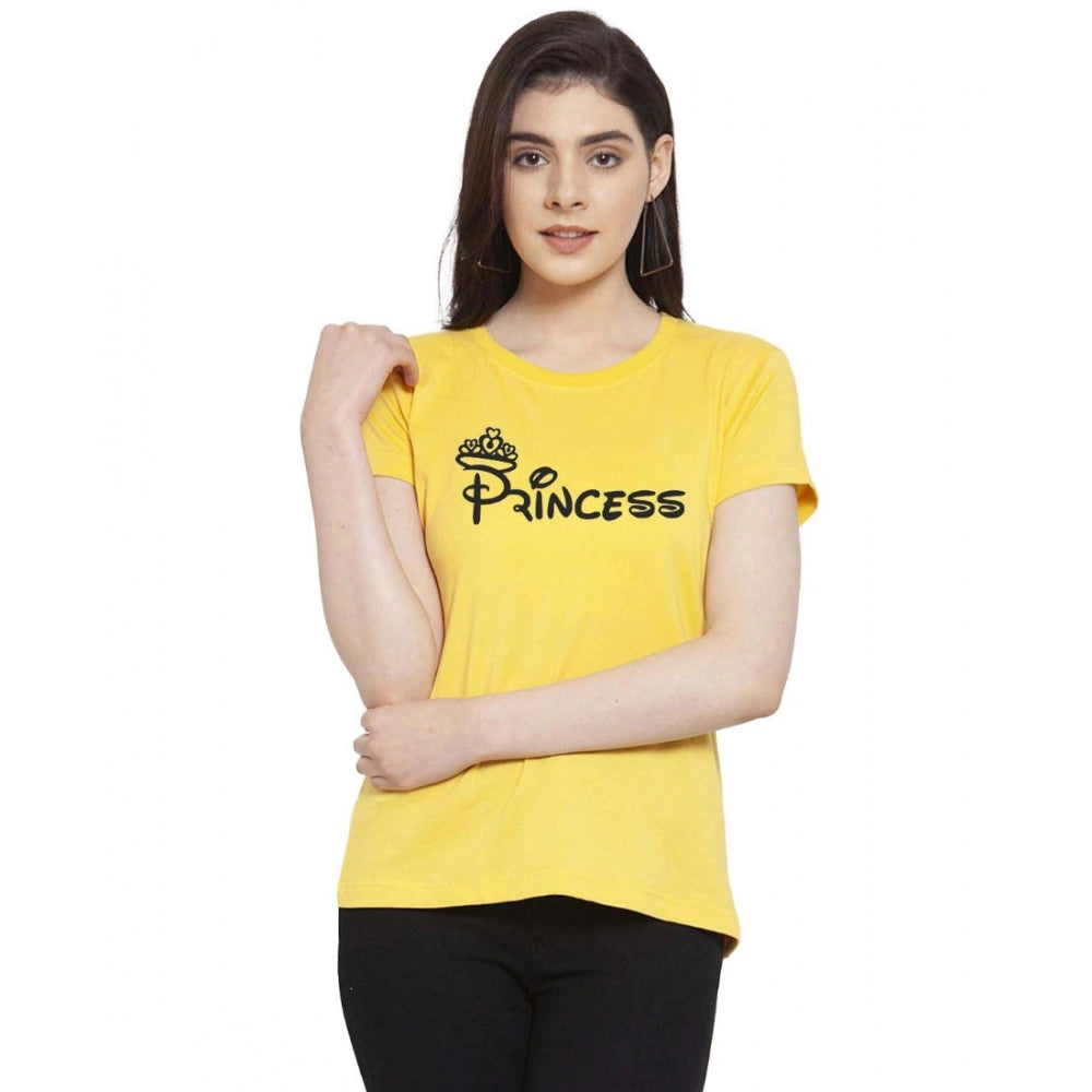 Cotton Blend Princess Printed T-Shirt