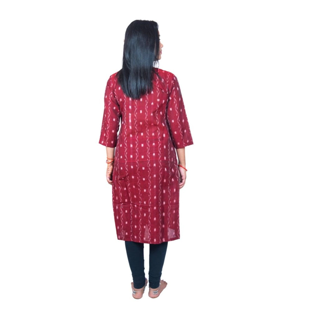 Sambalpuri Certified Handloom Pure Cotton Straight Kurti