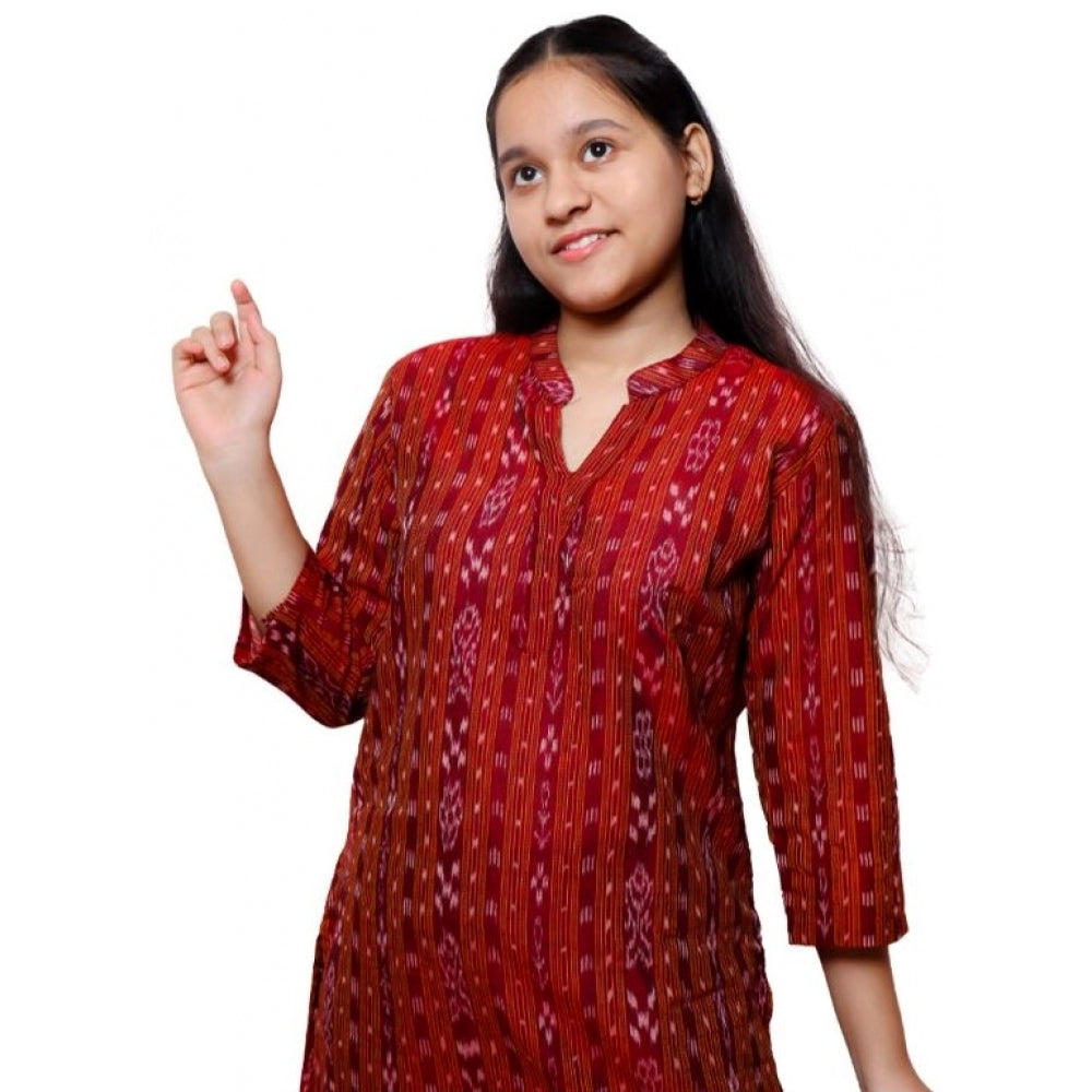 Sambalpuri Certified Handloom Cotton Straight Kurti