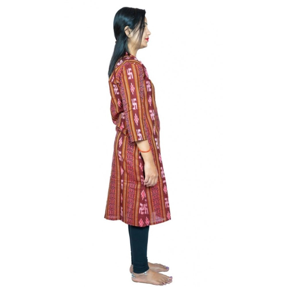 Sambalpuri Certified Handloom Pure Cotton Straight Kurti