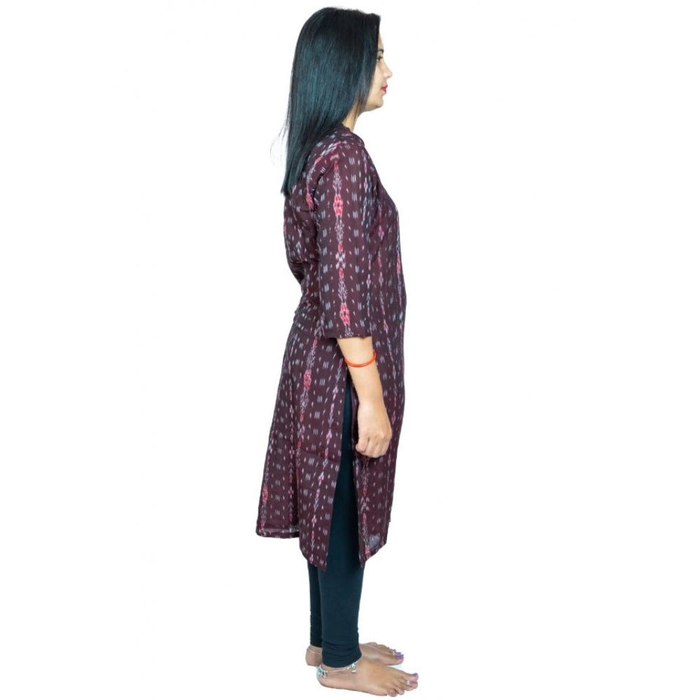 Sambalpuri Certified Handloom Pure Cotton Straight Kurti