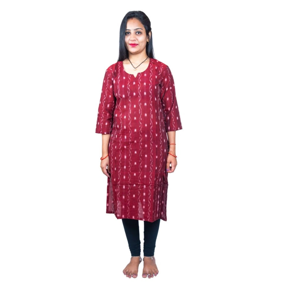 Sambalpuri Certified Handloom Pure Cotton Straight Kurti