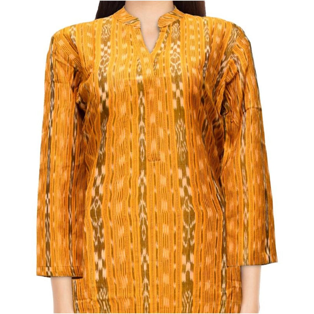 Sambalpuri Certified Handloom Cotton Straight Kurti