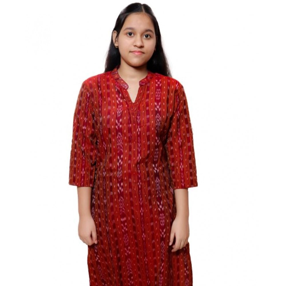 Sambalpuri Certified Handloom Cotton Straight Kurti