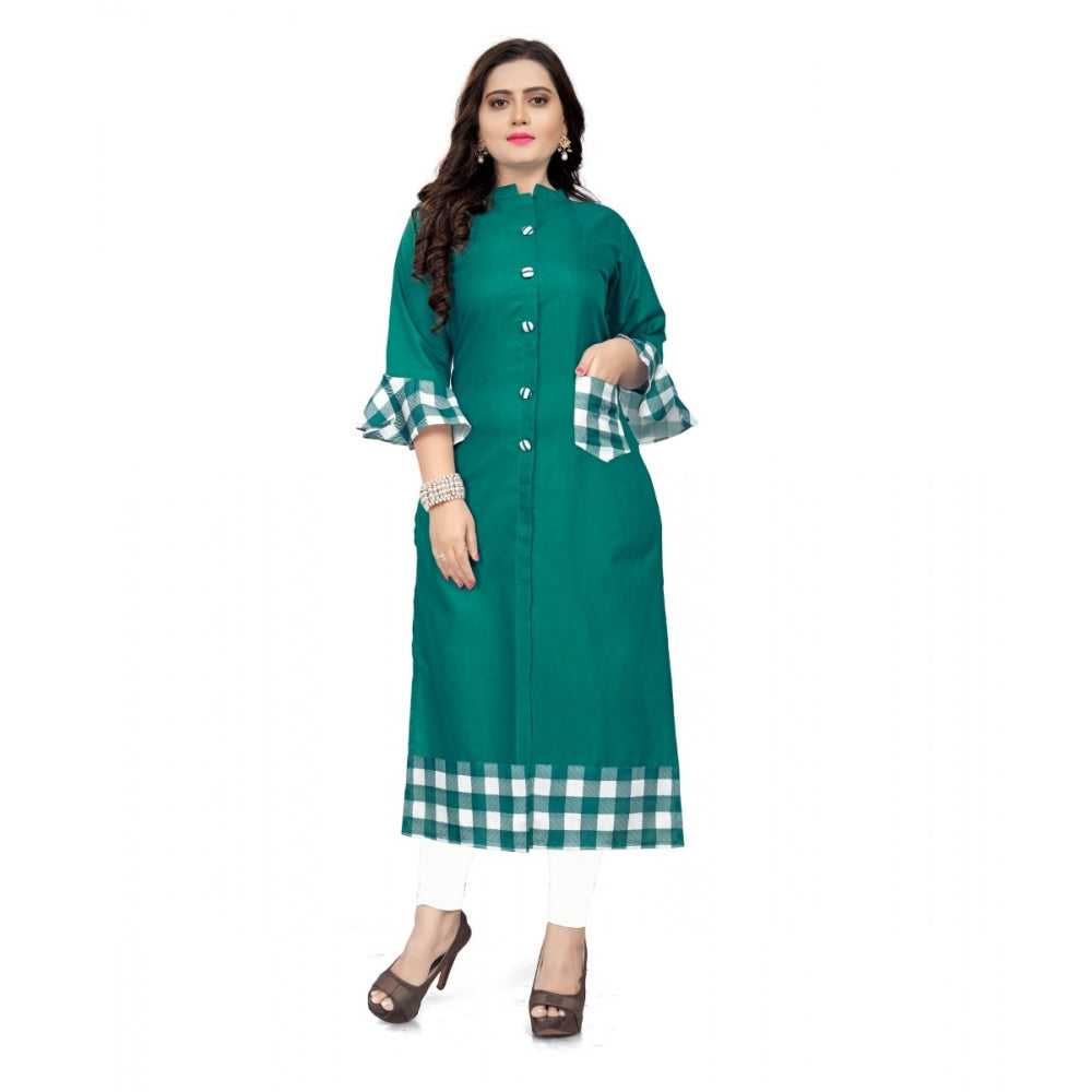 Cotton Digital Printed Straight Kurti