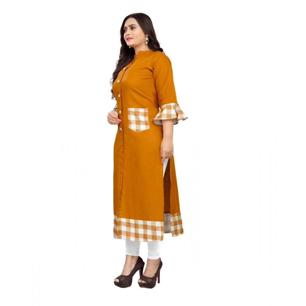 Cotton Digital Printed Straight Kurti