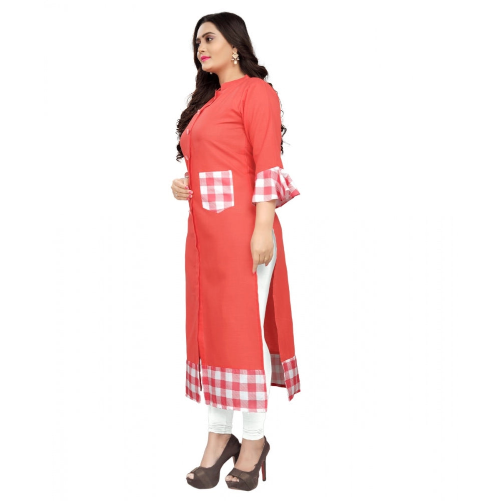 Cotton Digital Printed Straight Kurti