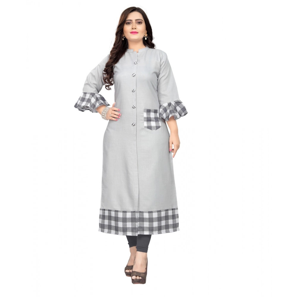 Cotton Digital Printed Straight Kurti