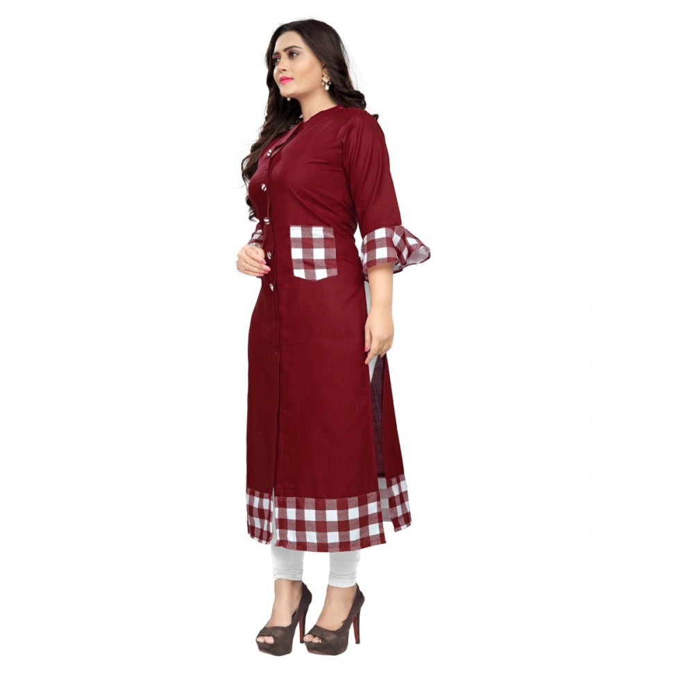 Cotton Digital Printed Straight Kurti