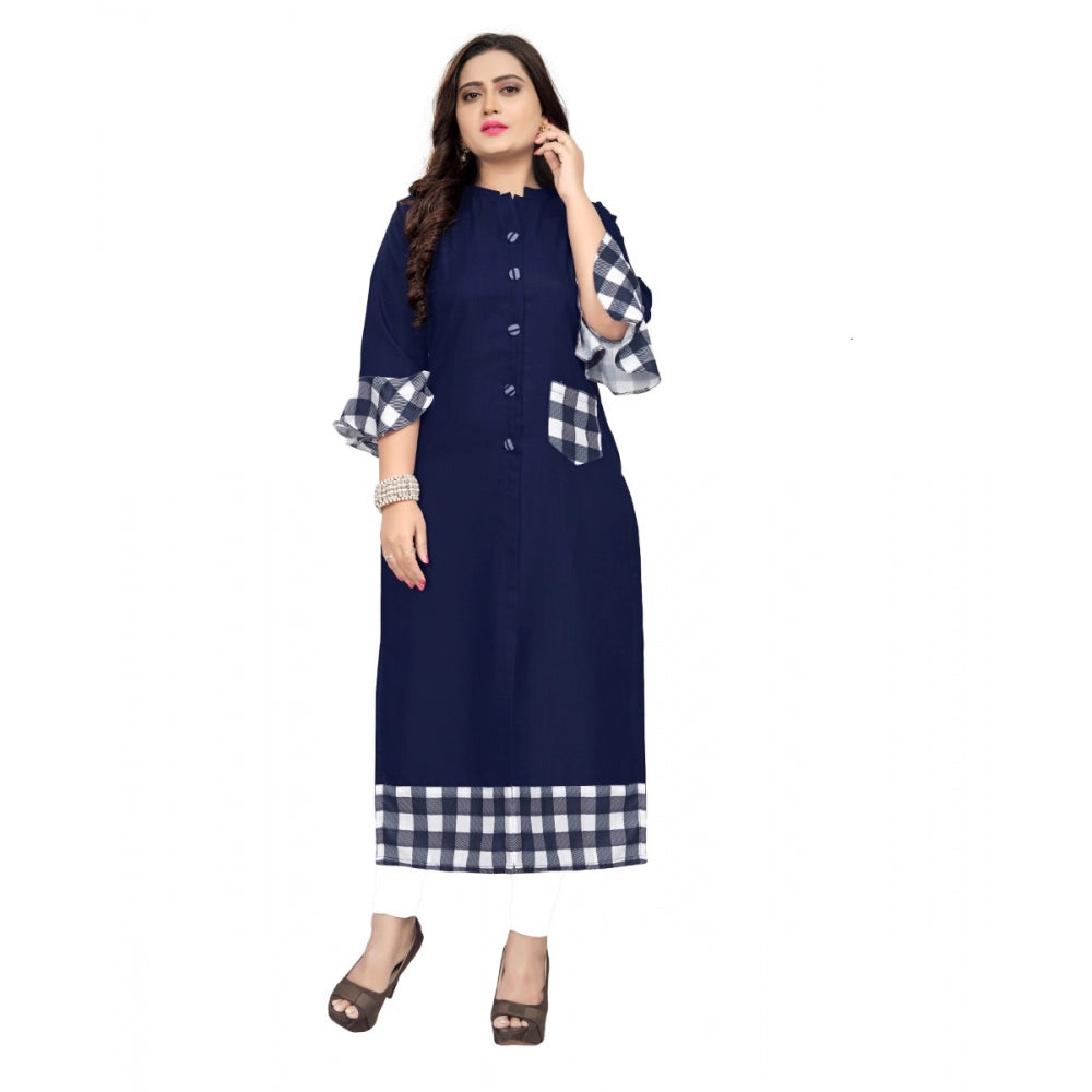 Cotton Digital Printed Straight Kurti