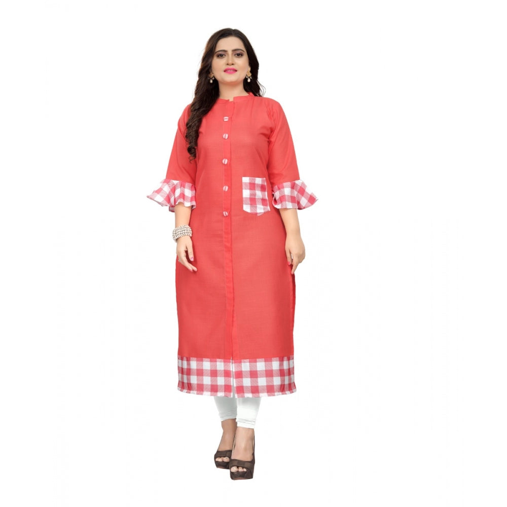 Cotton Digital Printed Straight Kurti