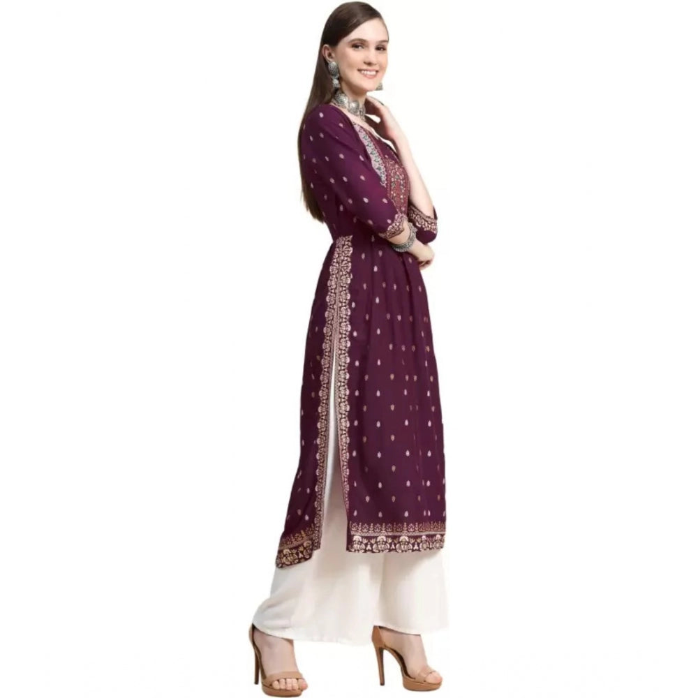 Printed Embroidery Kurti