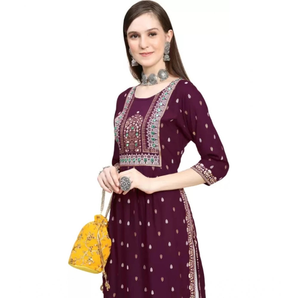 Printed Embroidery Kurti