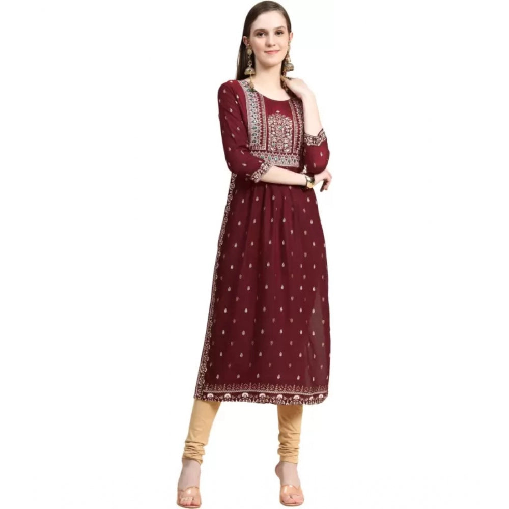 Printed Embroidery Kurti