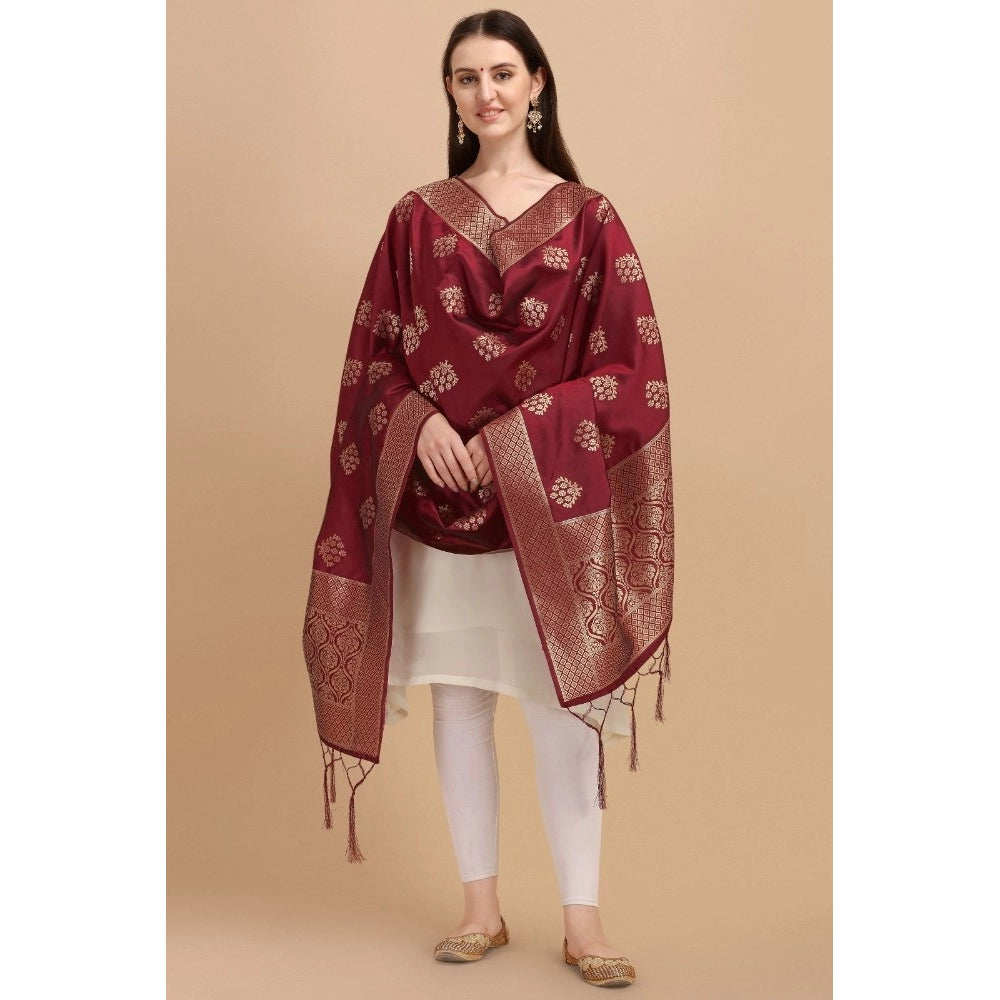 Silk Pure Zari weaving Duppatta