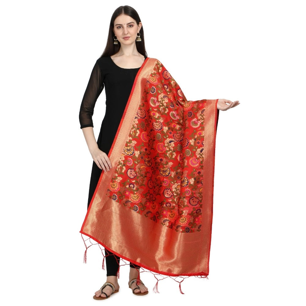 Silk Pure Zari weaving Duppatta