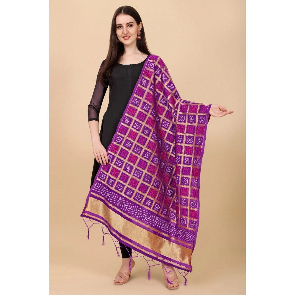 Silk Pure weaving Work Duppatta