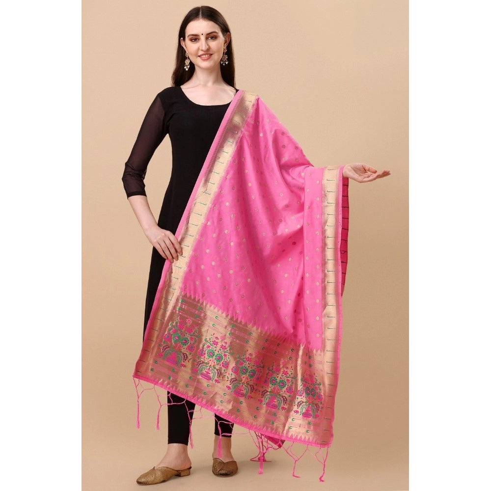 Silk Pure Zari weaving Duppatta