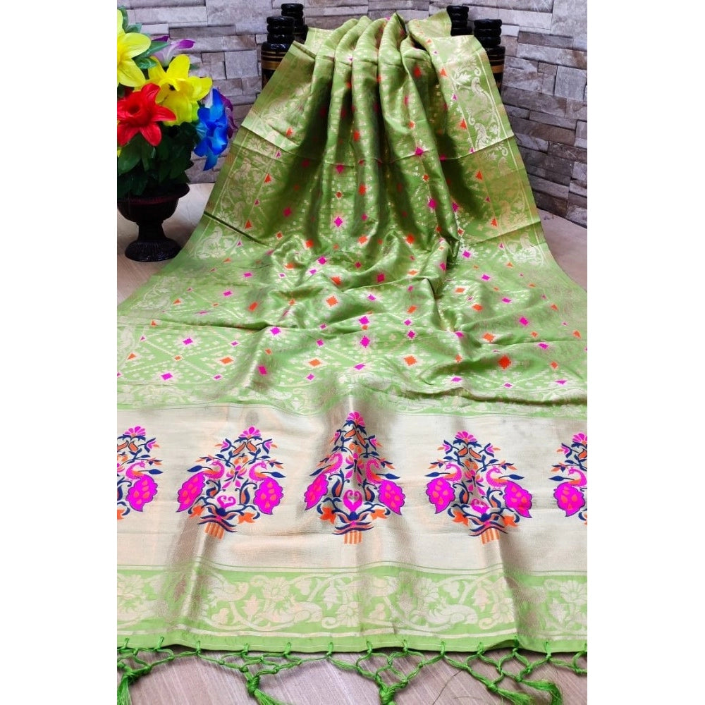 Silk Pure Zari weaving Duppatta