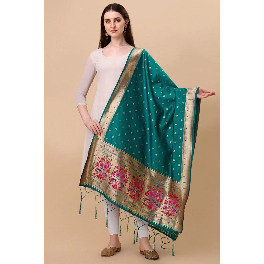 Silk Pure Zari weaving Duppatta