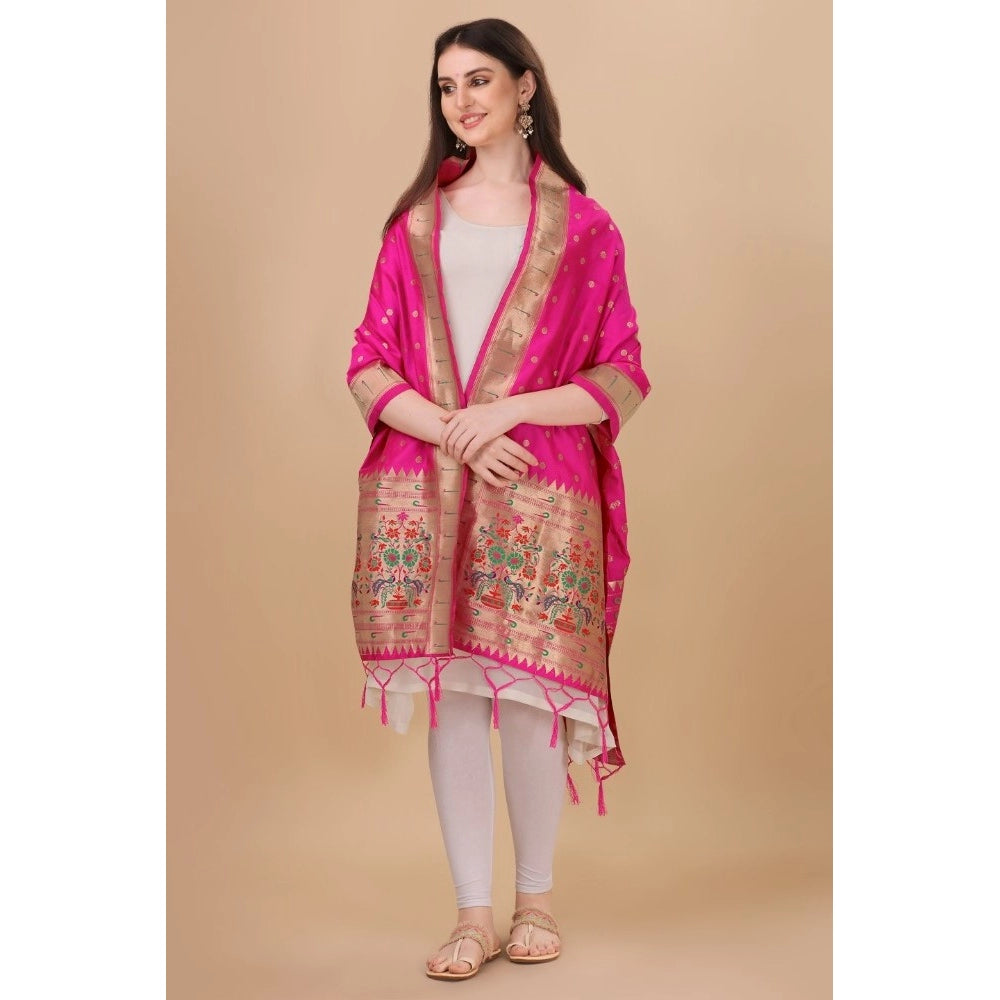 Silk Pure Zari weaving Duppatta