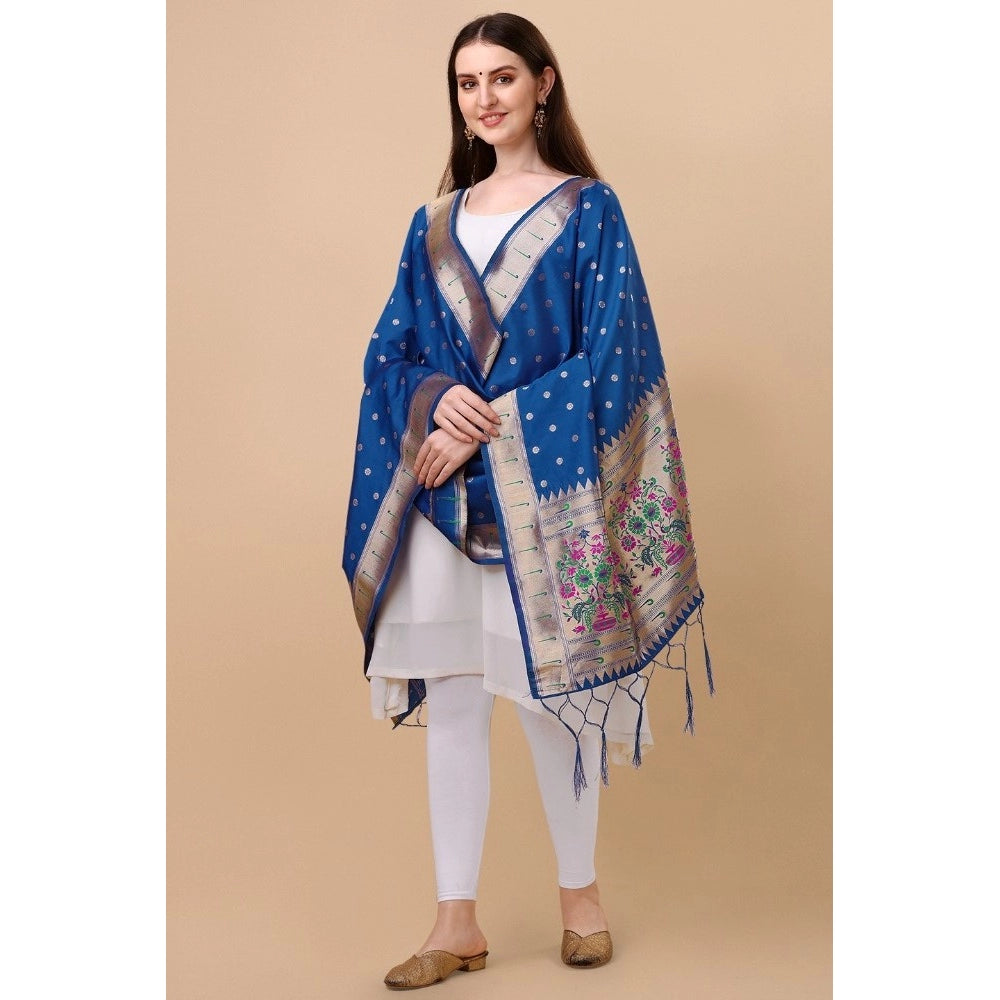 Silk Pure Zari weaving Duppatta