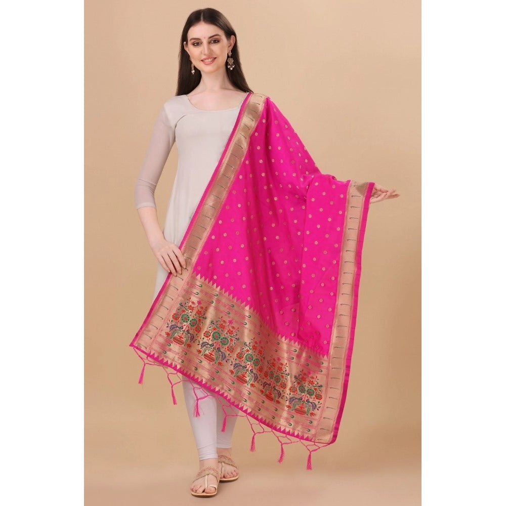 Silk Pure Zari weaving Duppatta