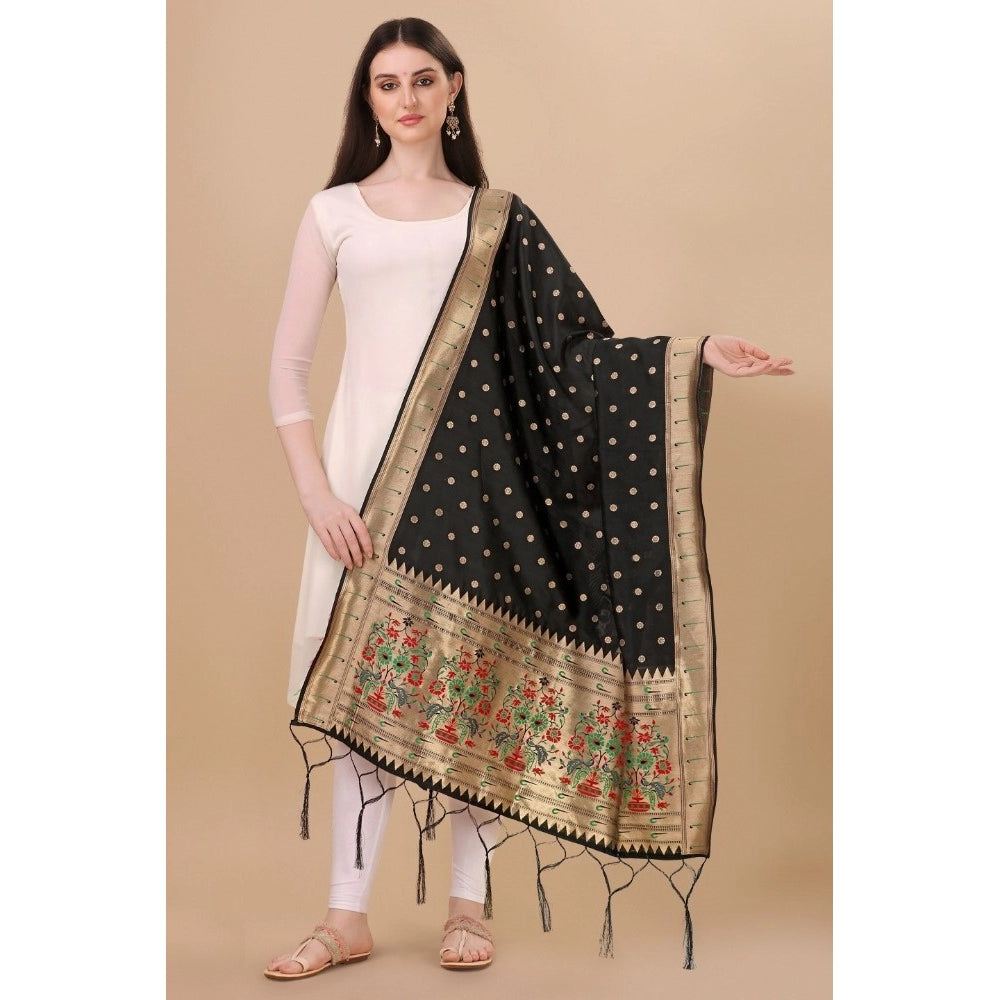 Silk Pure Zari weaving Duppatta