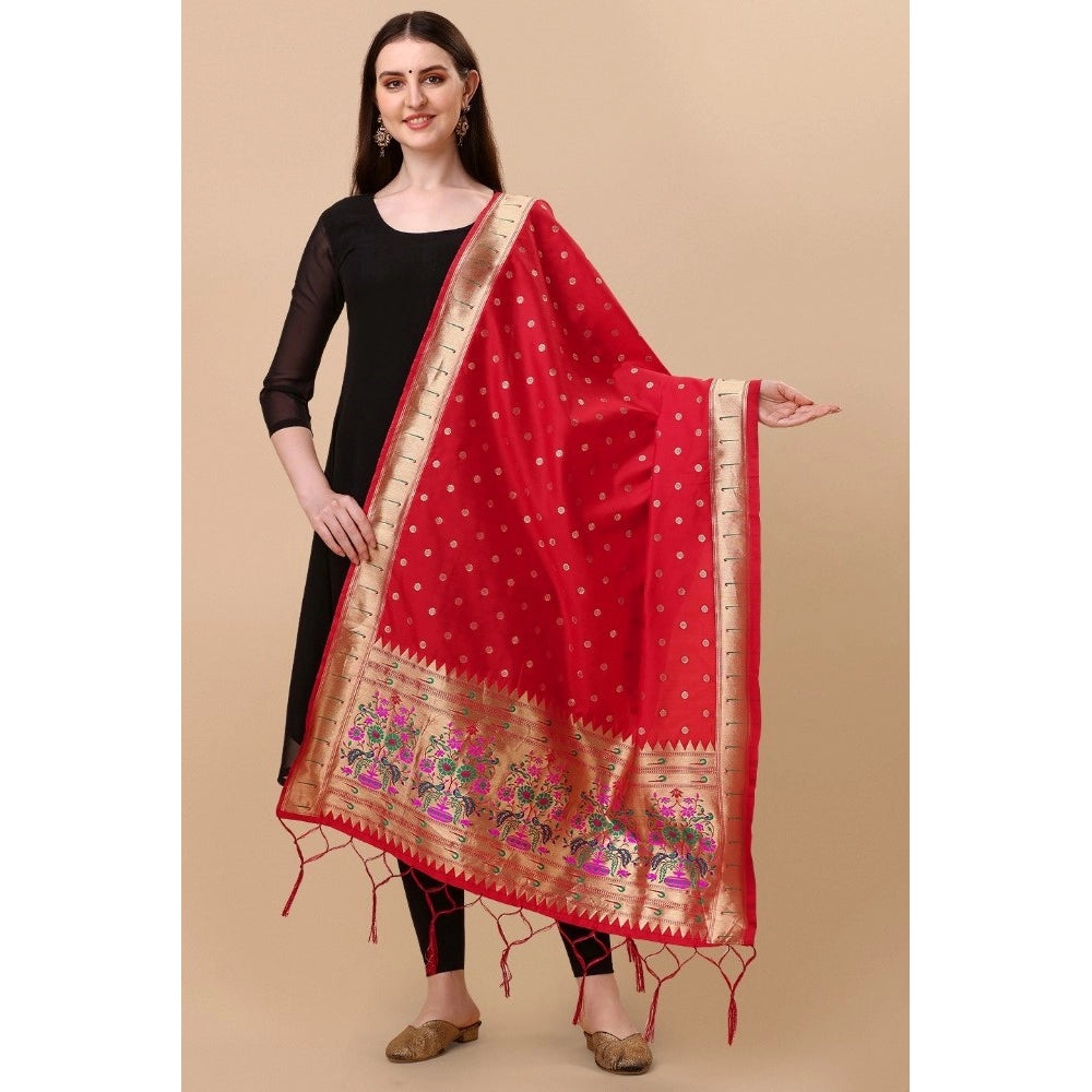 Silk Pure Zari weaving Duppatta