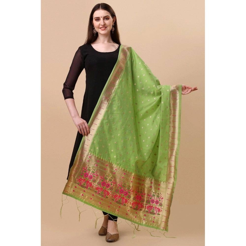 Silk Pure Zari weaving Duppatta