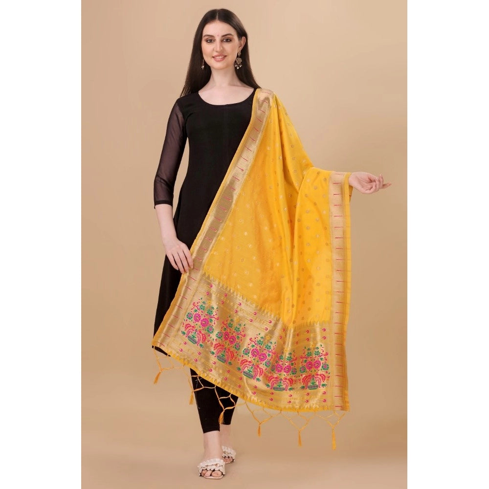 Silk Pure Zari weaving Duppatta