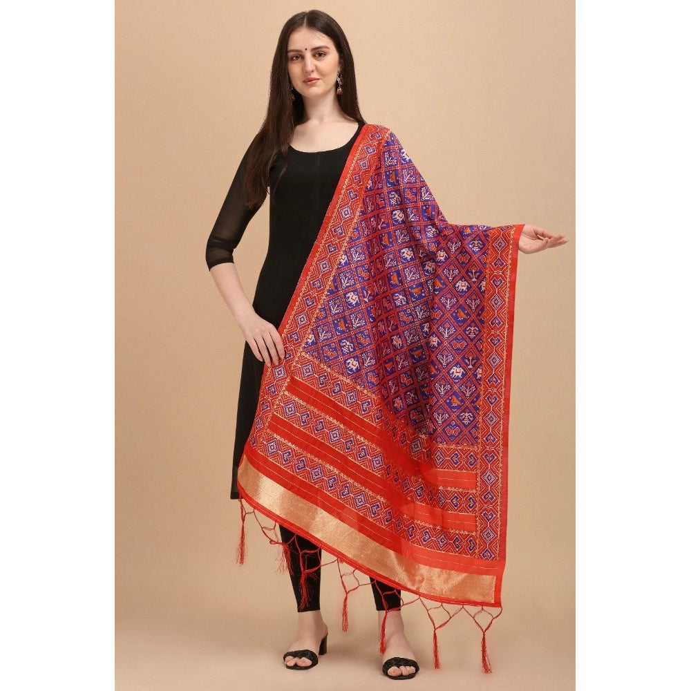 Silk Pure Zari weaving  Duppatta