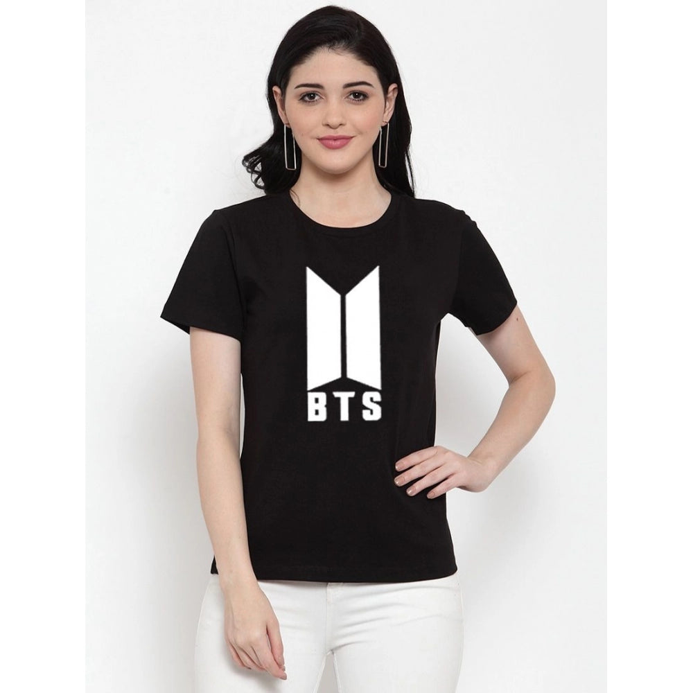 Cotton Blend Bts Print Printed T-Shirt