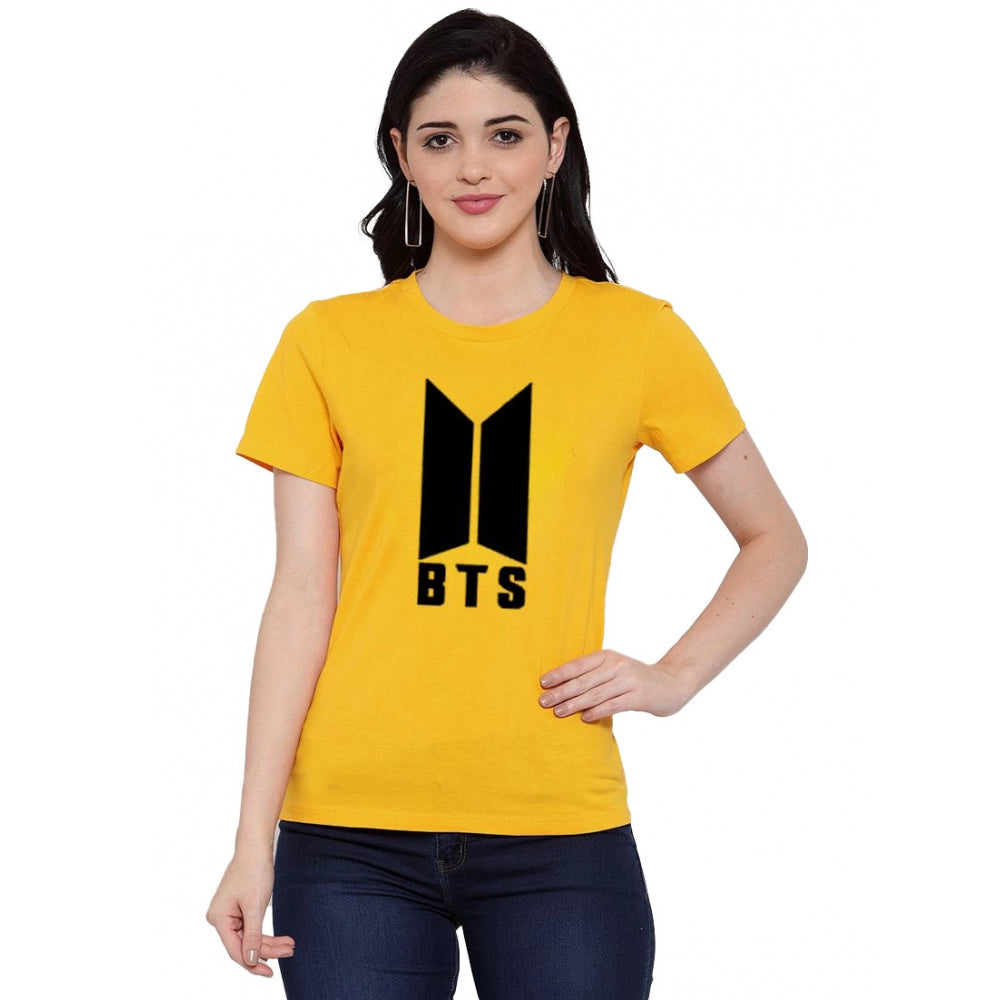 Cotton Blend Bts Print Printed T-Shirt