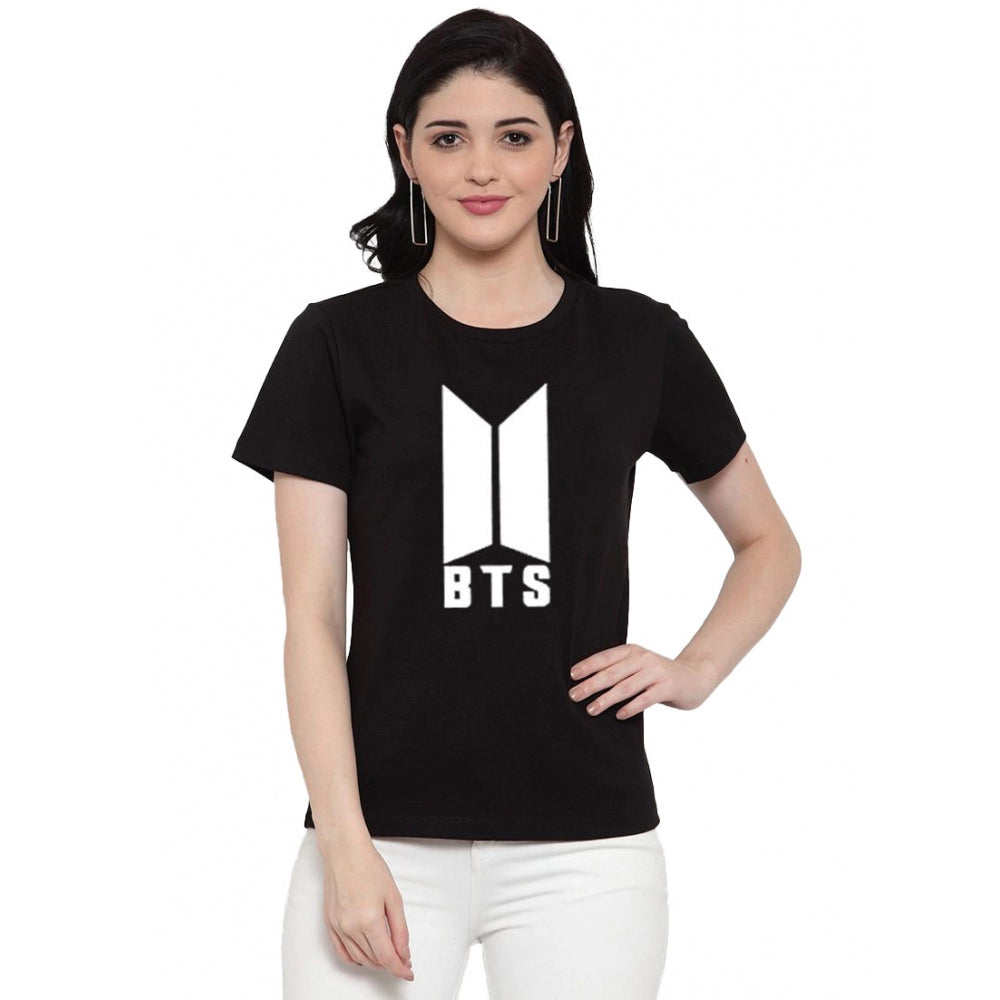 Cotton Blend Bts Print Printed T-Shirt