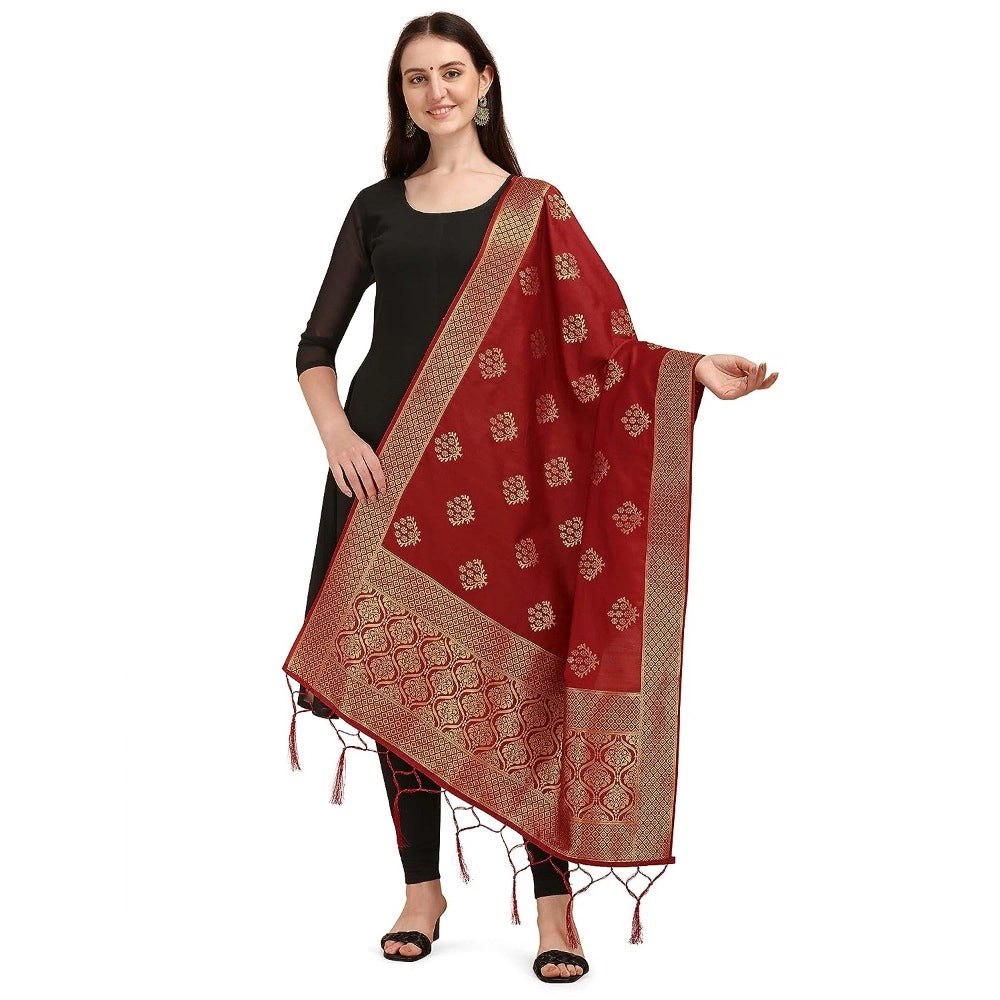 Silk Pure Zari weaving Duppatta