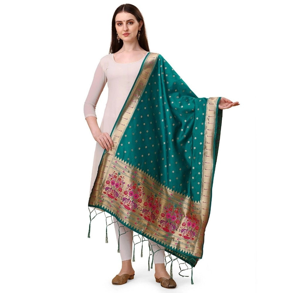 Silk Pure Zari weaving Duppatta