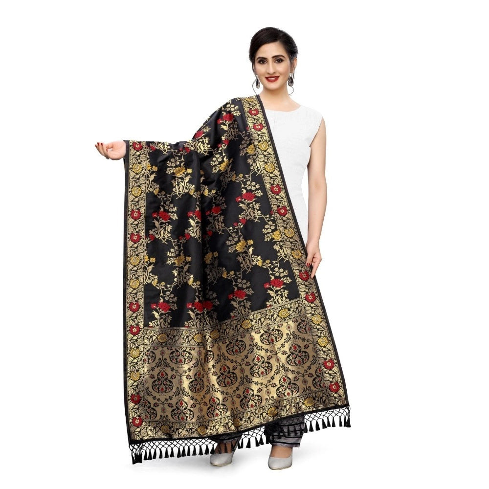 Silk Pure Zari weaving Duppatta