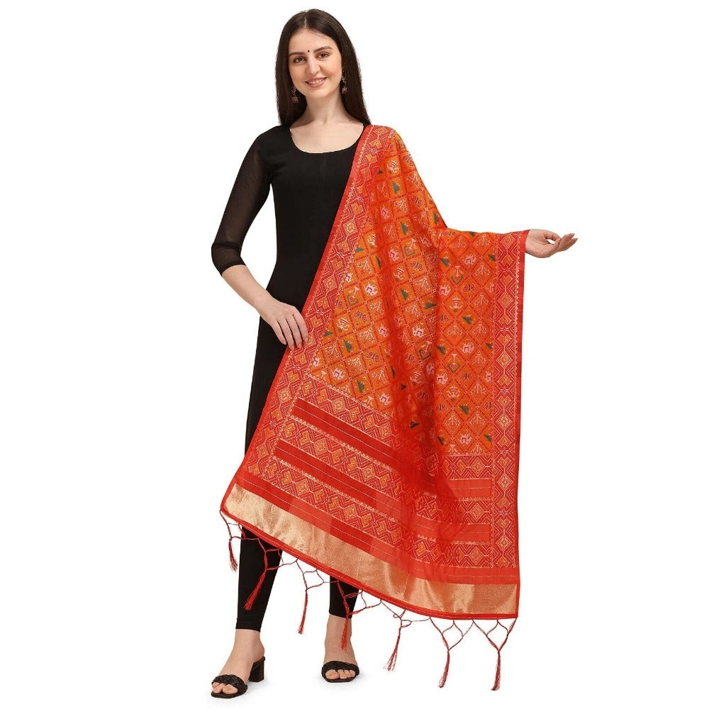 Silk Pure Zari weaving  Duppatta