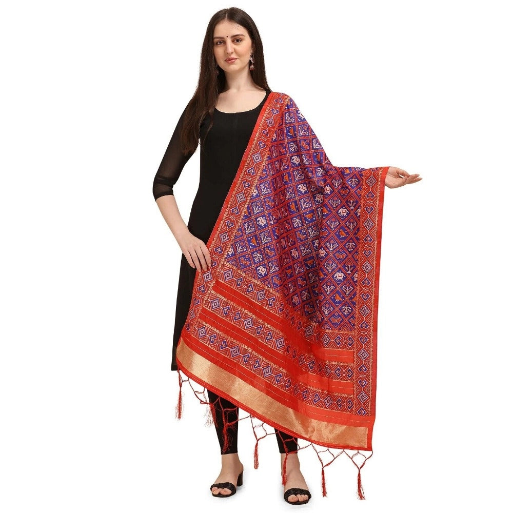 Silk Pure Zari weaving  Duppatta