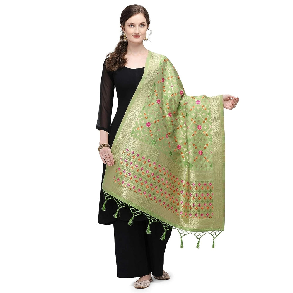 Silk Pure Zari weaving Duppatta