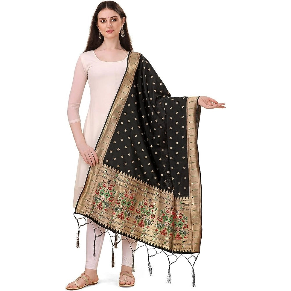 Silk Pure Zari weaving Duppatta