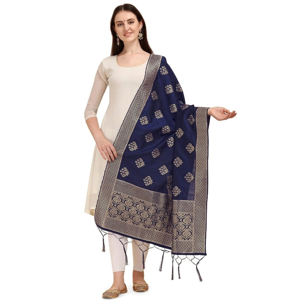 Silk Pure Zari weaving Duppatta