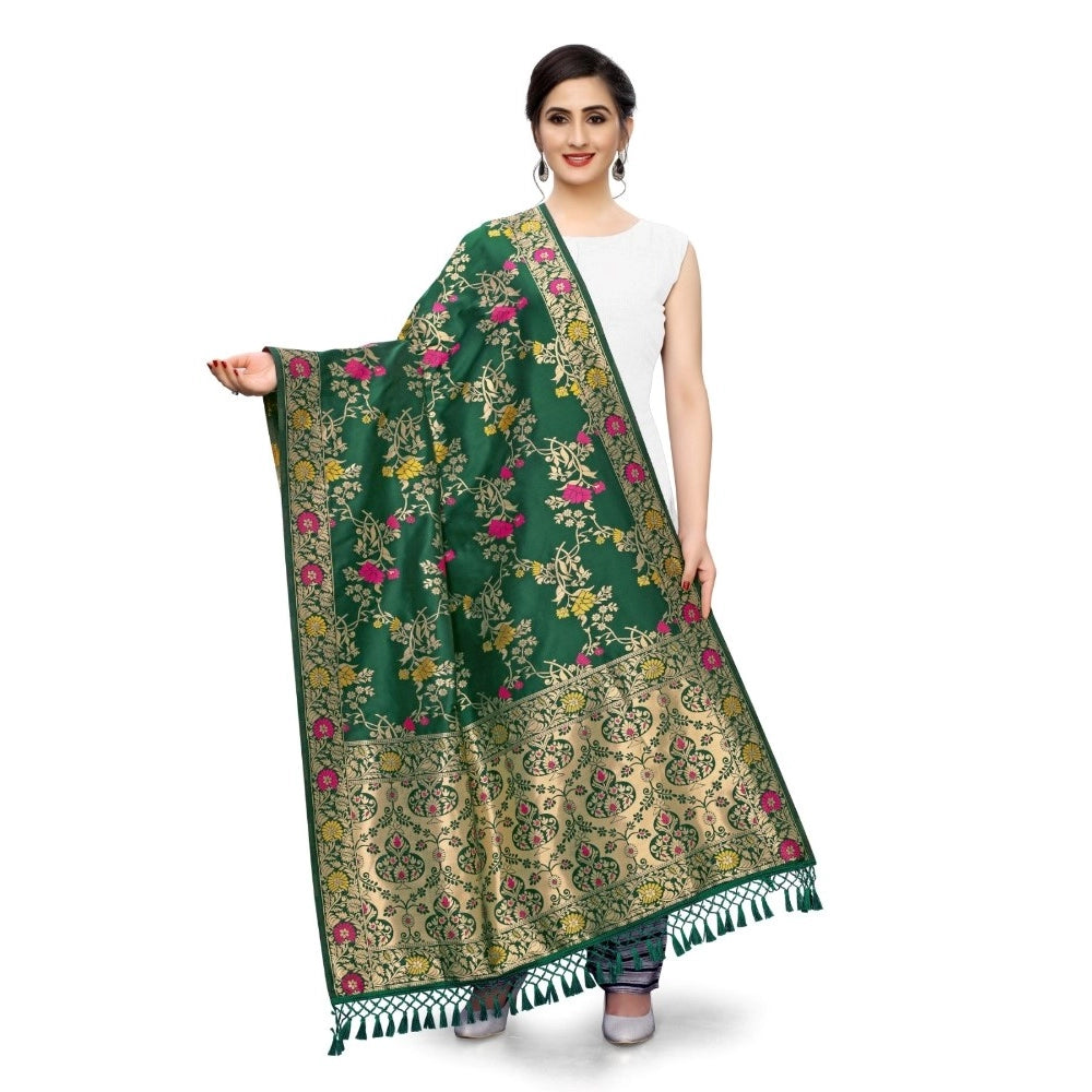 Silk Pure Zari weaving Duppatta