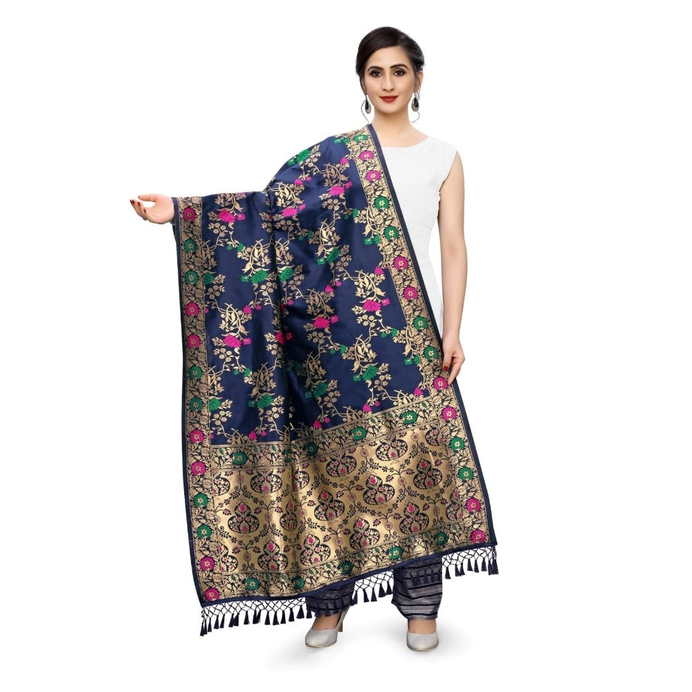 Silk Pure Zari weaving Duppatta